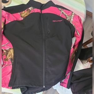 Real tree pink camo jacket
